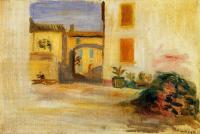 Renoir, Pierre Auguste - Farm Courtyard, Midday